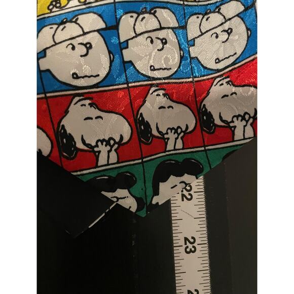 Vintage Peanuts Vest Mens Medium Large Cartoon Snoopy Comic Characters 90s - Picture 6 of 7